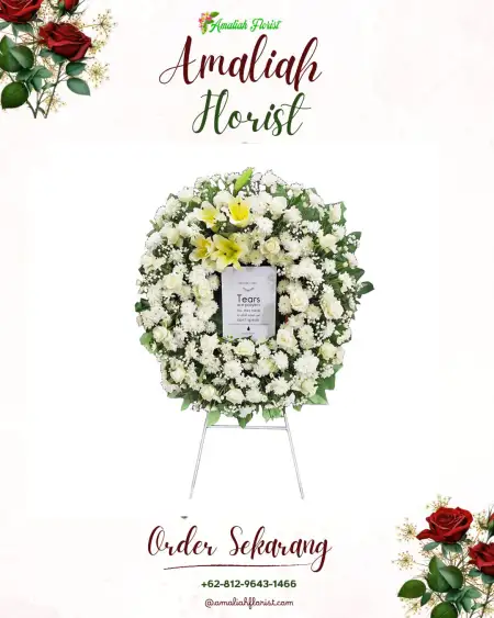 Krans Bunga Duka Karangketug